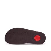 SURFA MULTI-TONE WEBBING TOE-POST SANDALS - PLUMBERRY (HH2-C88)
