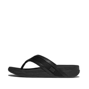 SURFER MENS LEATHER/MESH TOE-POST SANDALS