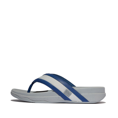SURFER MENS LEATHER/MESH TOE-POST SANDALS