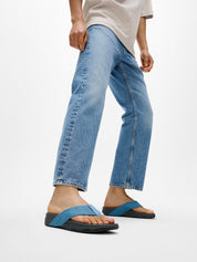 SURFER MENS TOE-POST SANDALS - COOL BLUE