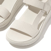 SURFF TWO-TONE WEBBING/LEATHER BACK-STRAP SANDALS - PARIS BEIGE (HK1-A99)