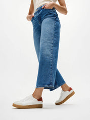 RALLY T-TOE LEATHER CREPE SNEAKERS