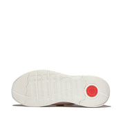 SUPER-Q CRYSTAL-TRIM KNIT SLIP-ON LACED TRAINERS