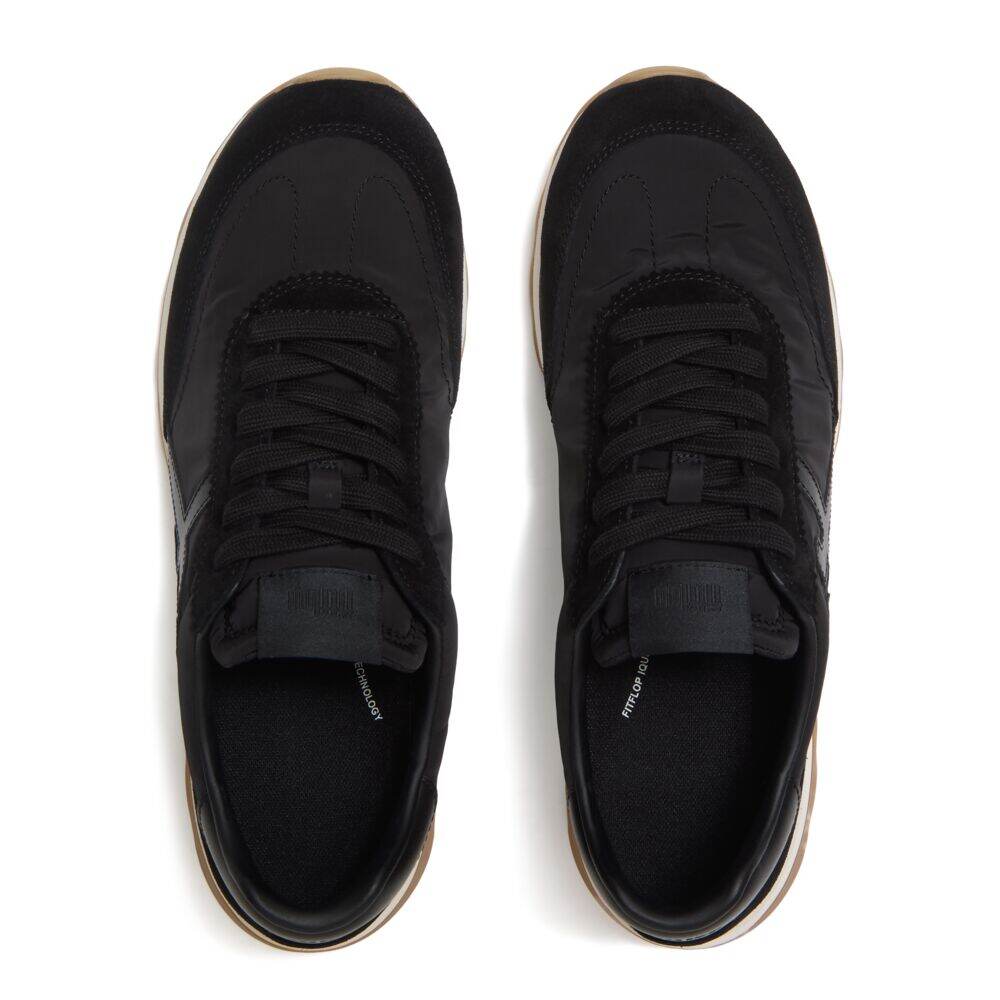 RETRO-Q FF FABRIC/SUEDE SNEAKERS