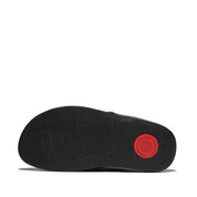 SURFER MENS LEATHER/MESH CROSS SLIDES