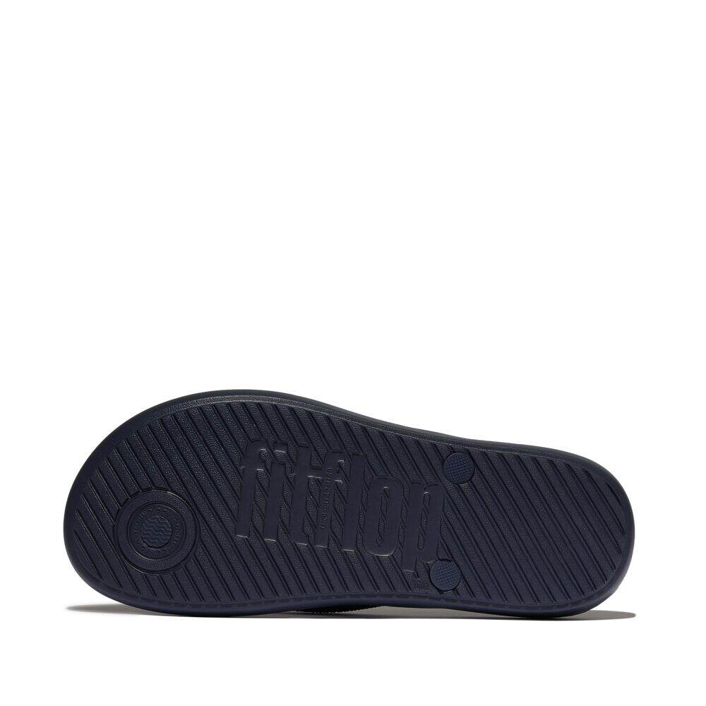 iQUSHION MENS TEXTURED-STRAP FLIP-FLOPS