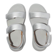 F-MODE GO ADJUSTABLE FLATFORM BACK-STRAP SANDALS