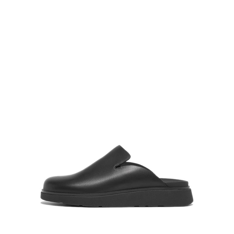 Fitflop Gen-FF Men's Leather Mules - All Black – FitFlop Philippines