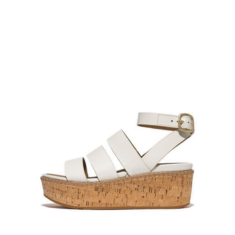 ELOISE LEATHER/CORK STRAPPY WEDGE SANDALS – FitFlop Philippines